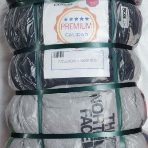 Fardo de polerones con gorro canguro calidad premium