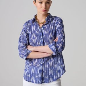 Fardos de blusas de algodón de mujer calidad primera