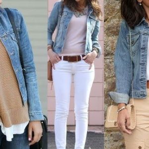 Fardo americano de chaqueta de mezclilla jeans de mujer de primera premium