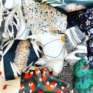 Fardos de retazos grandes de telas