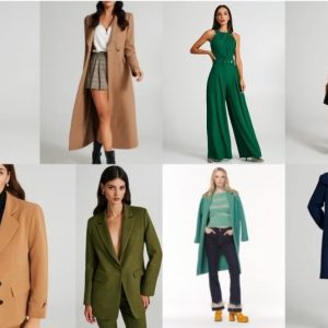 Mixto e mujer de invierno italiano tendenza categoria crema