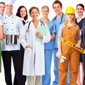 Fardo de ropa de trabajo laboral, poleras, chaquetas, pantalones