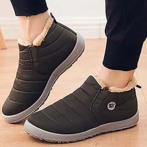 Saco de zapatos de mujer de invierno